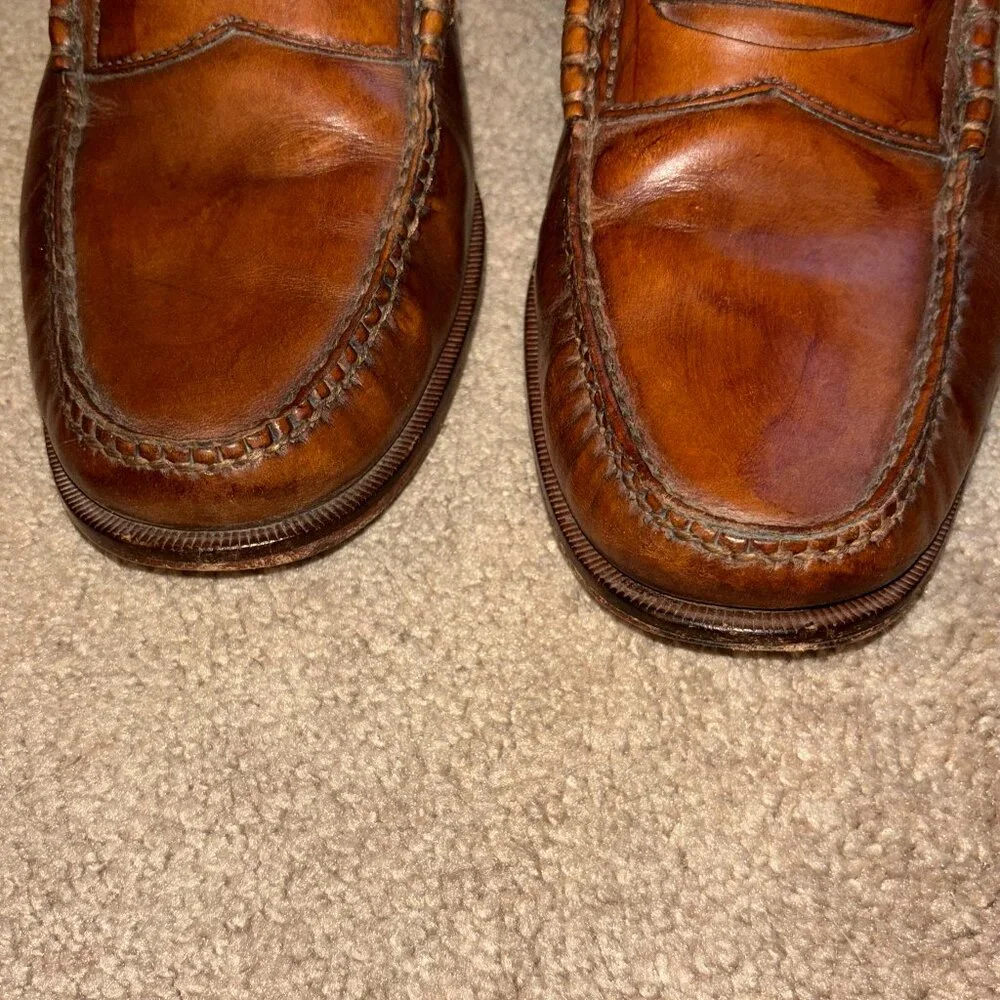 Cole Haan Brown Leather Penny Loafers